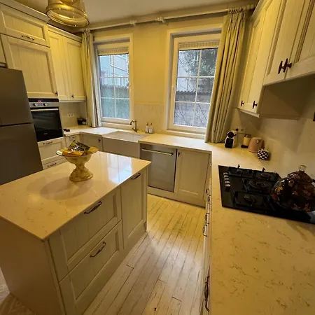 Historic White Mansion Bosphorus & Church View *