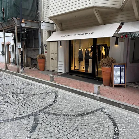 Historic White Mansion Bosphorus & Church View *