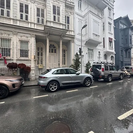 Historic White Mansion Bosphorus & Church View *